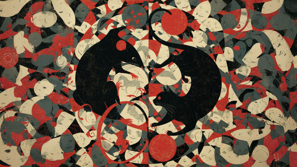 『鼠と猫に馬と鹿』 太陽のお歌詩箱 第19弾