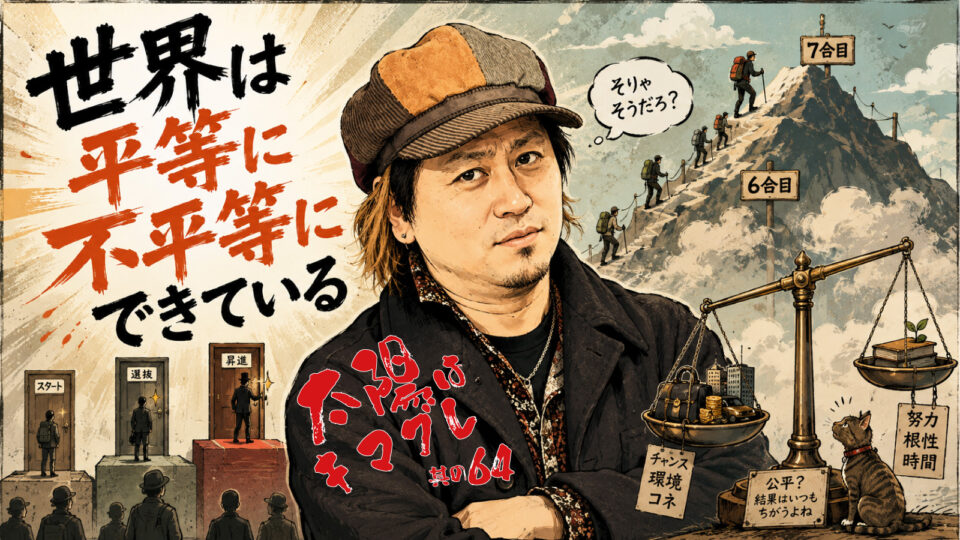世界は平等に不平等にできている