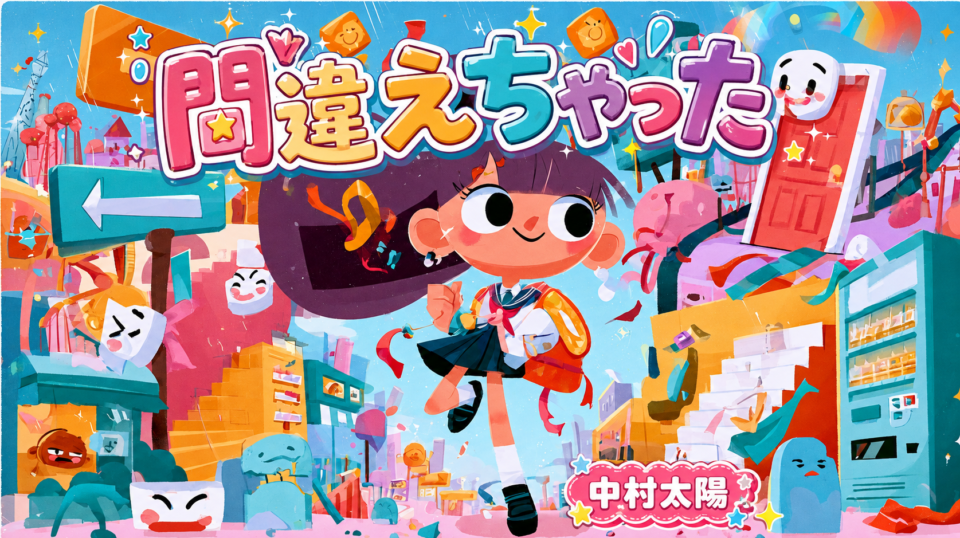 『間違えちゃった』太陽のお歌詩箱 第26弾